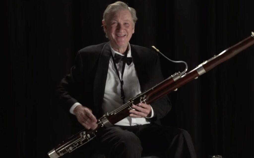 The bassoonist